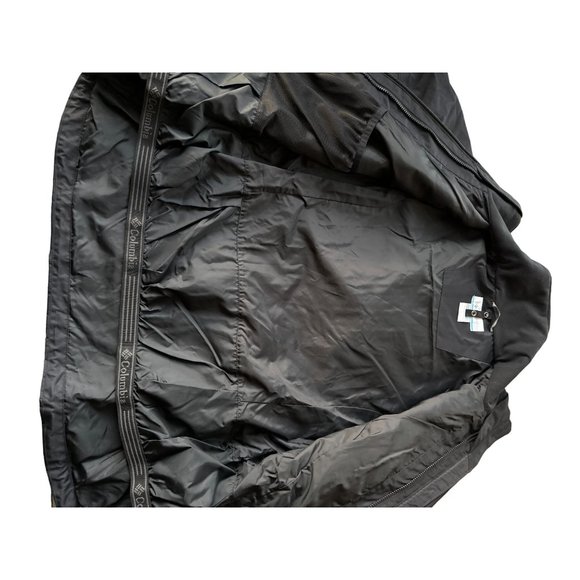 COLUMBIA WOMANS FULL ZIP BLACK JACKET SIZE LARGE| B2 - Picture 5 of 8